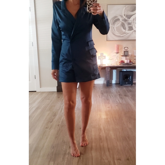 SOLD RARE NBD Business Caj Romper in Navy - Picture 9 of 11